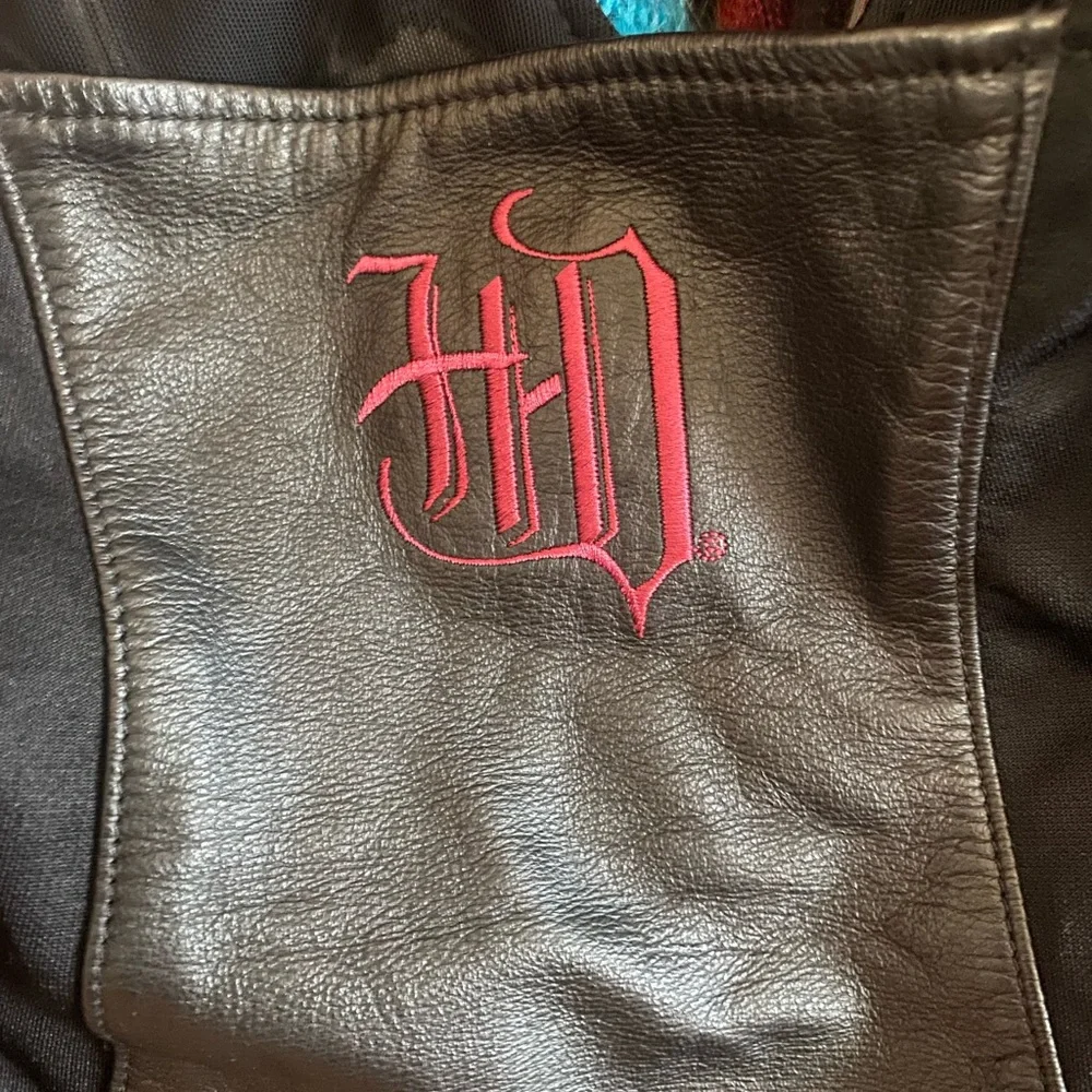 Harley Davidson Leather Halter Top - Picture 6 of 10